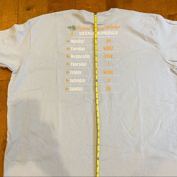 NWT Gildan Ultra Cotton Retired Postal Worker T-Shirt Ladies 3XL - Picture 6 of 9